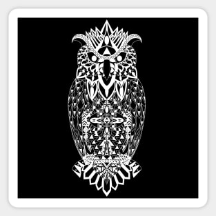 boho owl ecopop mandala bird Sticker